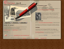 Tablet Screenshot of gleize.net