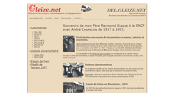 Desktop Screenshot of del.gleize.net